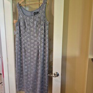 Alex Evenings Sleeveless Sequinced Dress